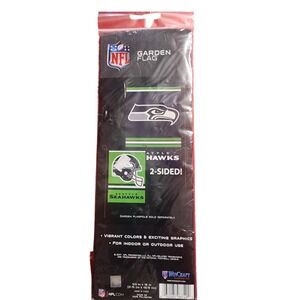 WinCraft Seattle Seahawks NFL Garden Flag 2-Sided 12.5x18 Outdoor Indoor New